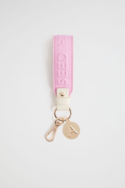 Special Deal Women A Gifting & Small Items Initial Coin Keyring